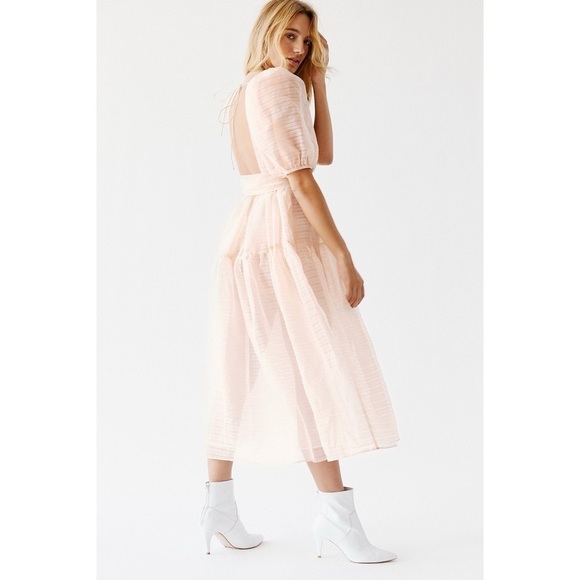 Free People Fairycore Whimsy Hailey Dress in Light Pink Size 0 - Picture 4 of 14
